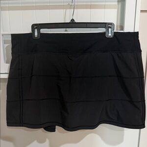 lululemon athletica Black Athletic Skirt